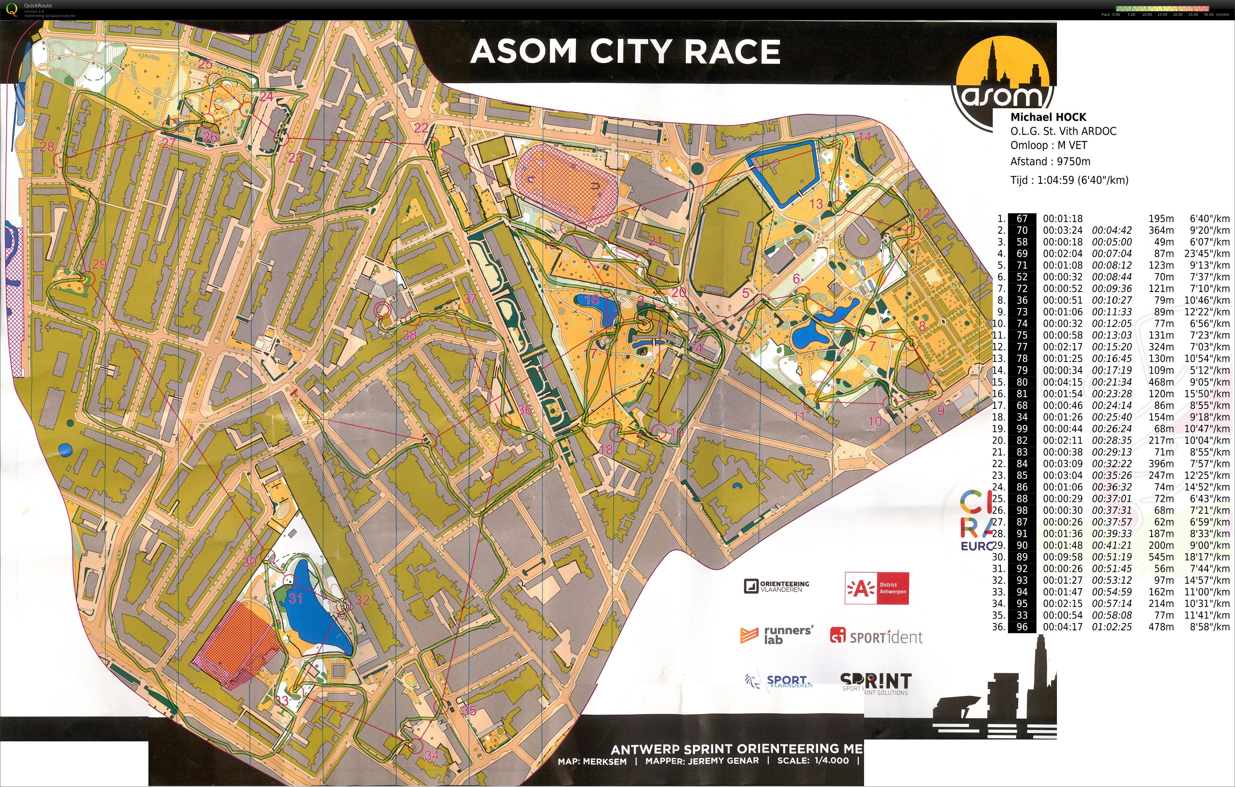 ASOM City Run Merksem (03/04/2022)