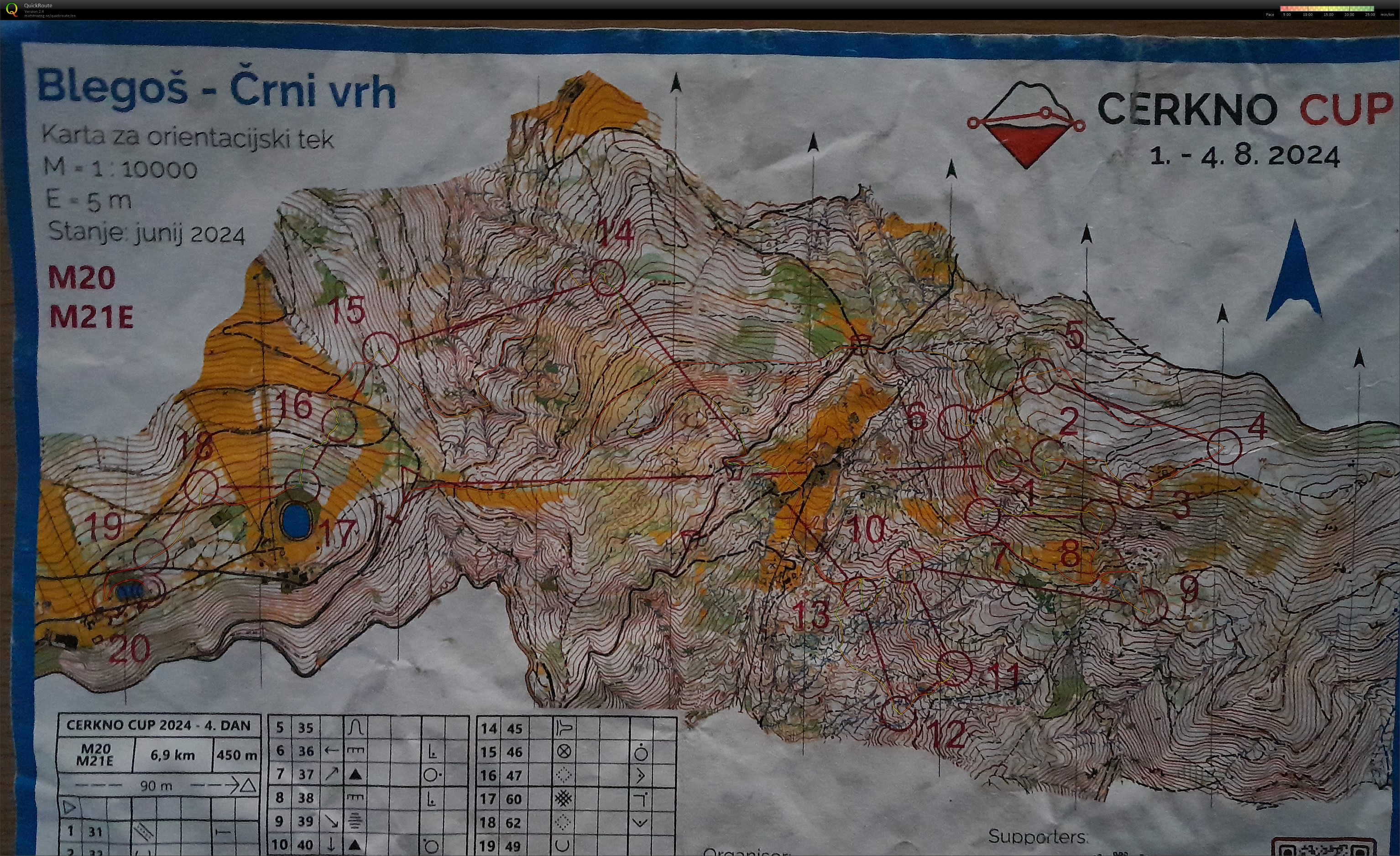 Blegos - Crni vrh, Cerkno cup M21E, Crni vrh and Cerknim (06/08/2024)